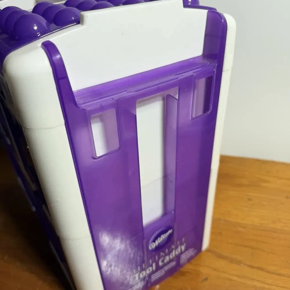Wilton Ultimate Professional Cake Decorating Caddy Storage Box Purple